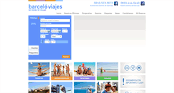 Desktop Screenshot of barceloviajes.com.ar