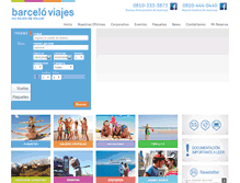 Tablet Screenshot of barceloviajes.com.ar
